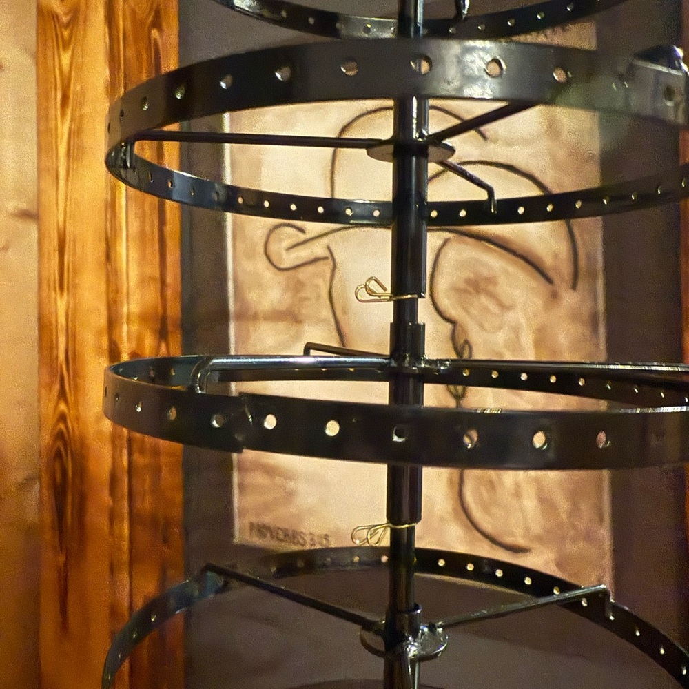 Black Rotating Earring Tree - Picture 4 of 4